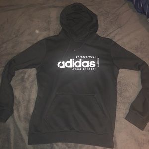 Black adidas sweatshirt, M